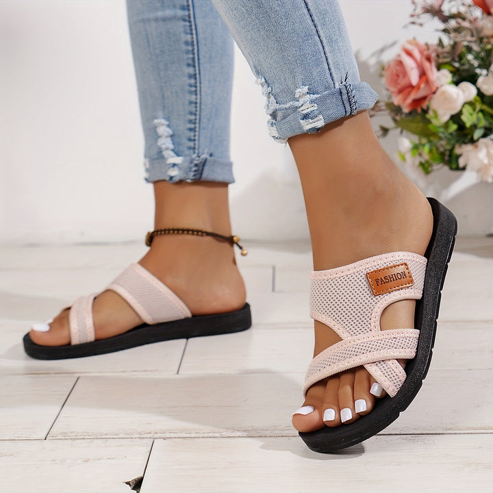 Luna | Breathable Mesh Slide Sandals
