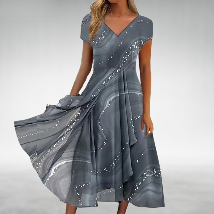 Lila | Soft Flow Midi Dress