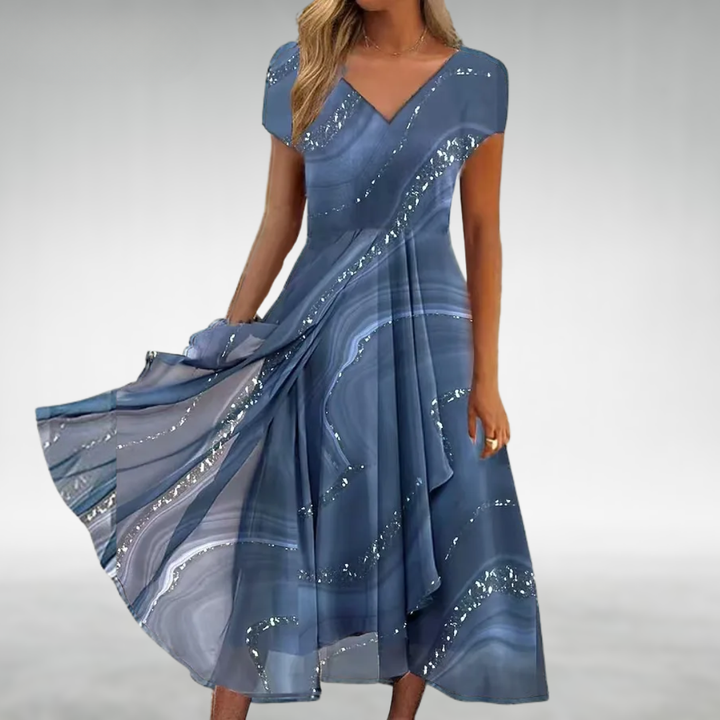 Lila | Soft Flow Midi Dress