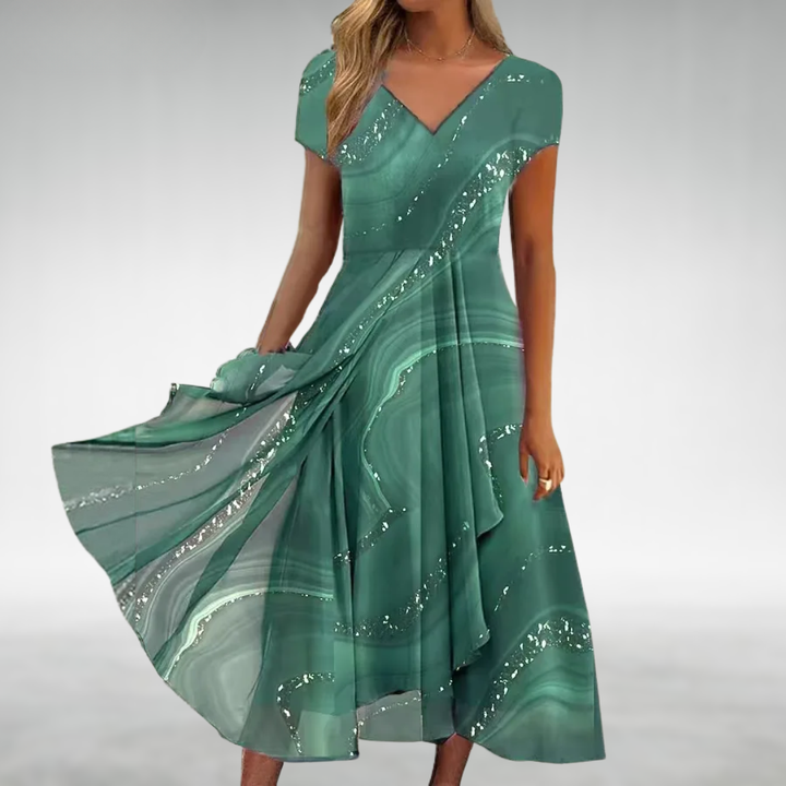 Lila | Soft Flow Midi Dress