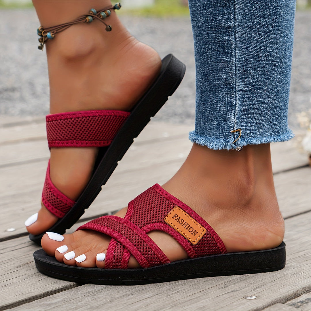 Luna | Breathable Mesh Slide Sandals