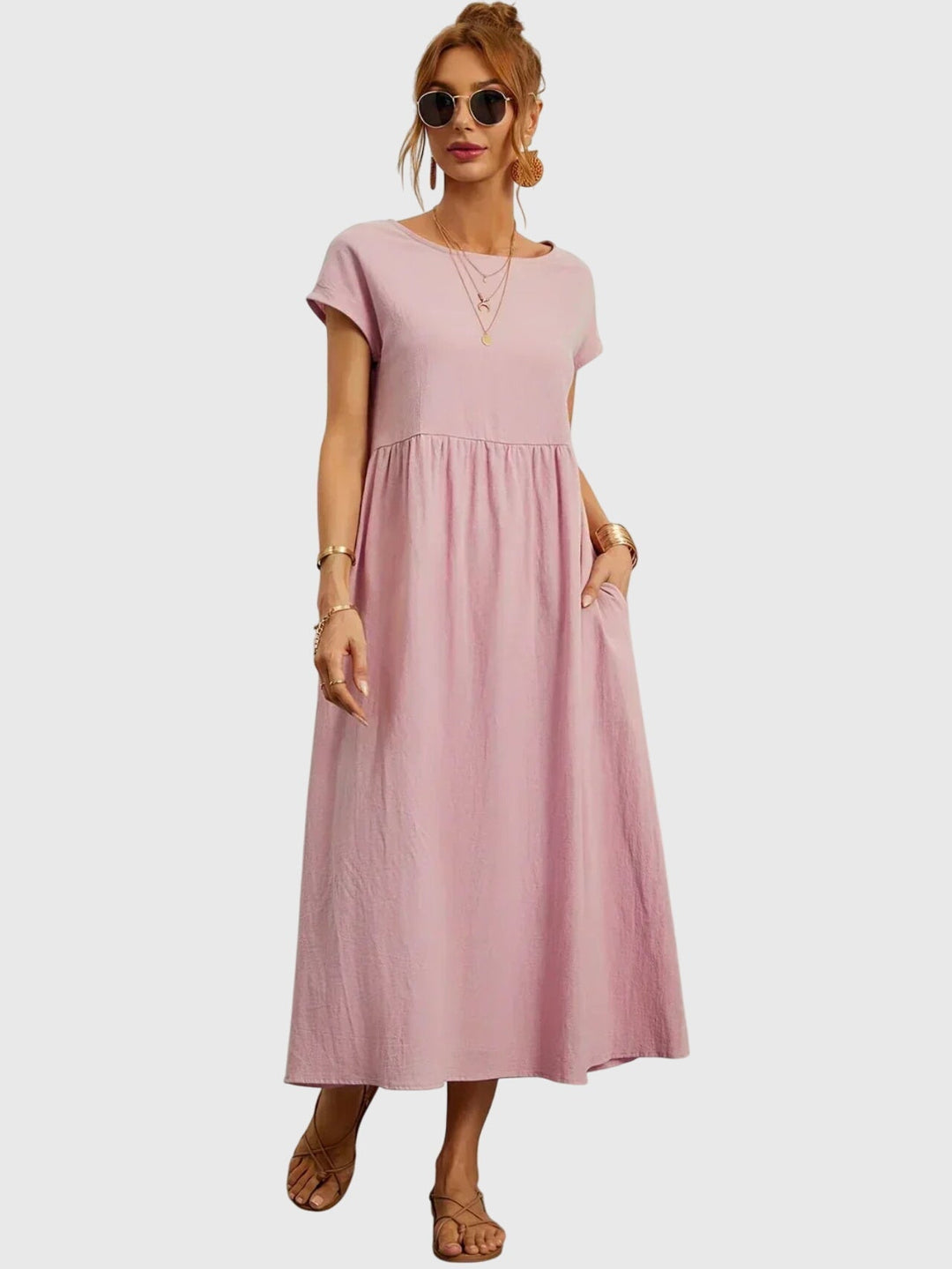 Giselle Casual Pocket Dress