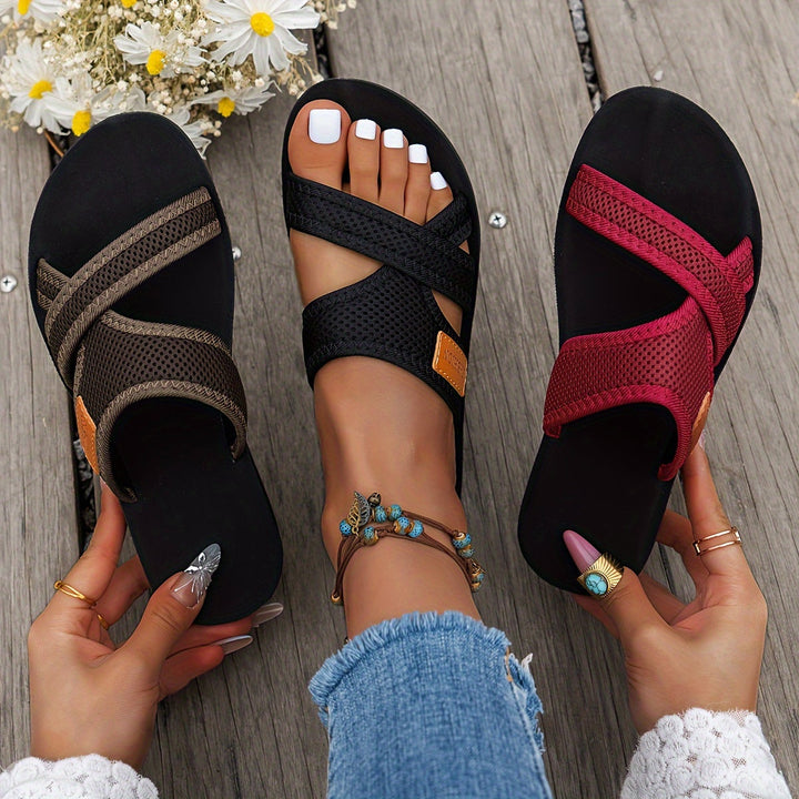 Luna | Breathable Mesh Slide Sandals